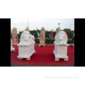 New design stone carved life size marble lion sculpture